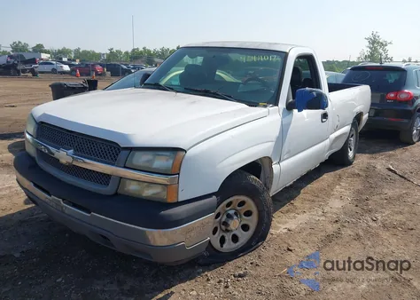 2005 Chevrolet Silverado 1500 Work Truck из США, поврежденный, VIN 1GCEC14T95Z133740